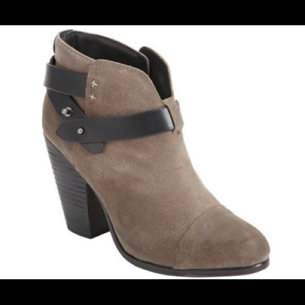 Rag and Bone Harrow Nubuck Ankle Bootd EUC Sz 5